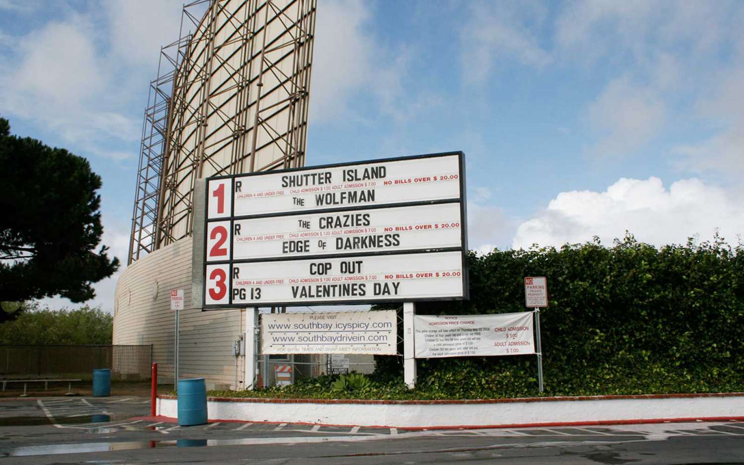 San Diego's South Bay Drive-In Theatre near Imperial Beach