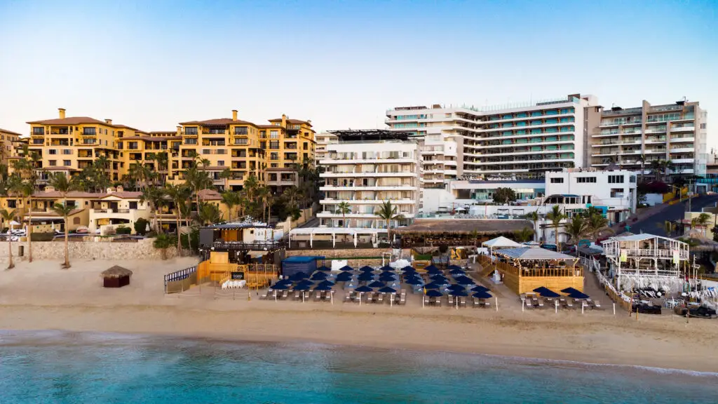 Exterior of Cabo San Lucas hotel Corazon Resort & Spa on the beach